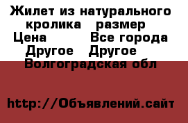 Жилет из натурального кролика,44размер › Цена ­ 500 - Все города Другое » Другое   . Волгоградская обл.